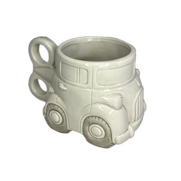 Fitz And Floyd Auto Mug Wind Up Car Coffee Mug Hand Painted Vintage Japan 1978 - Picture 1 of 7